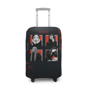 Чехол для чемодана 3D с принтом BLACKPINK , 86% полиэфир, 14% спандекс | двустороннее нанесение принта, прорези для ручек и колес | blackpink | bts | jennie | jisoo | k pop | lisa | rose | блинк | блэкпинк | бтс | дженни | джису | кей поп | кпоп | лиса | розе