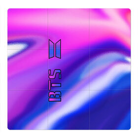 Магнитный плакат 3Х3 с принтом BTS Gradient , Полимерный материал с магнитным слоем | 9 деталей размером 9*9 см | boys | bts | music | pop | rm | бабочка | бойбенд | бтс | волны | гламур | градиент | группа | девочкам | девушкам | корея | красочный | крылья | лого | мальчики | молодежные | музыка | музыкальные | неоновый | парни