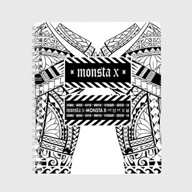 Тетрадь с принтом Monsta X , 100% бумага | 48 листов, плотность листов — 60 г/м2, плотность картонной обложки — 250 г/м2. Листы скреплены сбоку удобной пружинной спиралью. Уголки страниц и обложки скругленные. Цвет линий — светло-серый
 | dramarama | edm | hyungwon | idol | im | j pop | jooheon | k pop | kihyun | kpop | minhyuk | mv | shownu | the code | wonho | вонхо | монста х | хип хоп