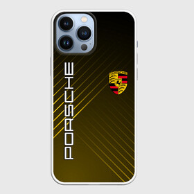 Чехол для iPhone 13 Pro Max с принтом PORSCHE ,  |  | Тематика изображения на принте: porsche | авто | автомобиль | логотип | марка | машина | надпись | порш | порше | текстура