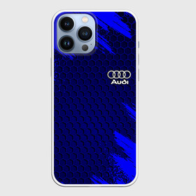 Чехол для iPhone 13 Pro Max с принтом AUDI ,  |  | audi | авто | автомобиль | ауди | логотип | марка | машина | надпись | текстура