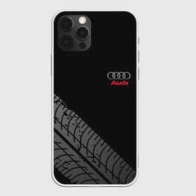 Чехол для iPhone 12 Pro Max с принтом AUDI , Силикон |  | audi | авто | автомобиль | ауди | логотип | марка | машина | надпись | текстура