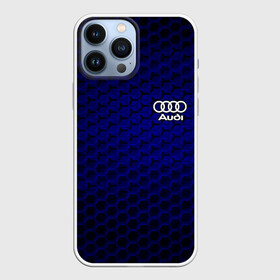 Чехол для iPhone 13 Pro Max с принтом AUDI ,  |  | audi | авто | автомобиль | ауди | логотип | марка | машина | надпись | текстура