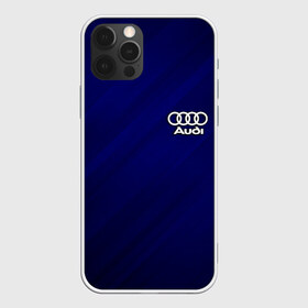 Чехол для iPhone 12 Pro Max с принтом AUDI , Силикон |  | Тематика изображения на принте: audi | авто | автомобиль | ауди | логотип | марка | машина | надпись | текстура