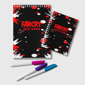 Блокнот с принтом Far Cry , 100% бумага | 48 листов, плотность листов — 60 г/м2, плотность картонной обложки — 250 г/м2. Листы скреплены удобной пружинной спиралью. Цвет линий — светло-серый
 | Тематика изображения на принте: 1080p | evolution | far | far cry | far cry 1 | far cry 2019 | far cry 3 | far cry 4 | far cry 5 | far cry 6 | far cry new dawn | far cry primal | gameplay | pc | ubisoft | ваас | прохождение