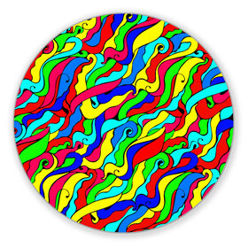 Коврик для мышки круглый с принтом Красочные узоры/абстракционизм , резина и полиэстер | круглая форма, изображение наносится на всю лицевую часть | abstract | art | neon | pattern | аниме | анимешные | арт | брызги | ван гог | волны | восточный | змеи | искусство | картина | кислотный | краска | краски | море | мысли | неоновые | радуга | радужные | разноцветные