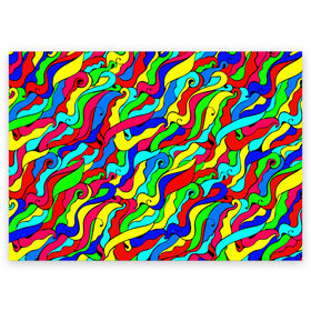 Поздравительная открытка с принтом Красочные узоры/абстракционизм , 100% бумага | плотность бумаги 280 г/м2, матовая, на обратной стороне линовка и место для марки
 | abstract | art | neon | pattern | аниме | анимешные | арт | брызги | ван гог | волны | восточный | змеи | искусство | картина | кислотный | краска | краски | море | мысли | неоновые | радуга | радужные | разноцветные