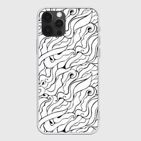 Чехол для iPhone 12 Pro Max с принтом Черно-белые узоры , Силикон |  | abstract | art | pattern | абстракционизм | абстракция | аниме | арт | брызги | волны | восточный | граффити | змеи | инь янь | искусство | кружево | линии | море | паттерн | текстура | тучи | узор | хавитки | черви