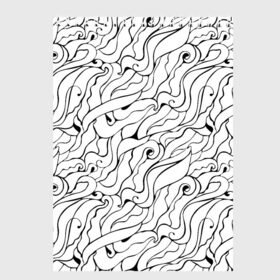 Скетчбук с принтом Черно-белые узоры , 100% бумага
 | 48 листов, плотность листов — 100 г/м2, плотность картонной обложки — 250 г/м2. Листы скреплены сверху удобной пружинной спиралью | abstract | art | pattern | абстракционизм | абстракция | аниме | арт | брызги | волны | восточный | граффити | змеи | инь янь | искусство | кружево | линии | море | паттерн | текстура | тучи | узор | хавитки | черви