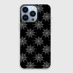 Чехол для iPhone 13 Pro с принтом Паутина ,  |  | Тематика изображения на принте: halloween | night | pattern | rock | spider | готика | мальчикам | мистика | насекомые | нити | ночные | ночь | паттерн | паук | пауки | пацанские | подростковые | привидение | призрак | рок | страшный | тень | тьма | узор