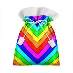 Подарочный 3D мешок с принтом Rainbow Stripes , 100% полиэстер | Размер: 29*39 см | geometry | gradient | neon | геометрические | градиент | детям | кислота | кислотный | конус | красочный | линии | неоновые | пирамида | полоска | полосы | радуга | радужный | разноцветные | сочный | треугольники