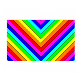 Бумага для упаковки 3D с принтом Rainbow Stripes , пластик и полированная сталь | круглая форма, металлическое крепление в виде кольца | Тематика изображения на принте: geometry | gradient | neon | геометрические | градиент | детям | кислота | кислотный | конус | красочный | линии | неоновые | пирамида | полоска | полосы | радуга | радужный | разноцветные | сочный | треугольники