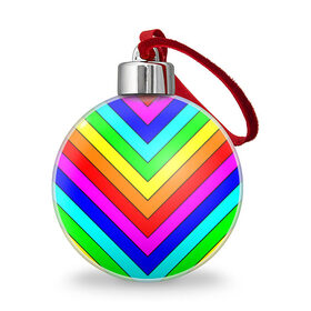 Ёлочный шар с принтом Rainbow Stripes , Пластик | Диаметр: 77 мм | geometry | gradient | neon | геометрические | градиент | детям | кислота | кислотный | конус | красочный | линии | неоновые | пирамида | полоска | полосы | радуга | радужный | разноцветные | сочный | треугольники