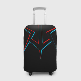 Чехол для чемодана 3D с принтом Code Geass logo , 86% полиэфир, 14% спандекс | двустороннее нанесение принта, прорези для ручек и колес | black knight | lelouch lamperouge | код гиас | код гиасс | лелуш ламперуж | рыцари