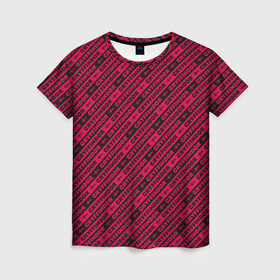 Женская футболка 3D с принтом Гриффиндор паттерн , 100% полиэфир ( синтетическое хлопкоподобное полотно) | прямой крой, круглый вырез горловины, длина до линии бедер | gryffindor | harry potter | vdzabma | гарри поттер | гриффиндор
