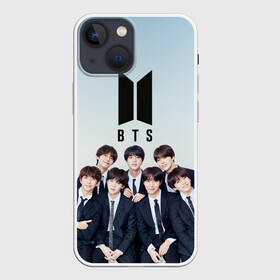 Чехол для iPhone 13 mini с принтом BTS ,  |  | bt21 | bts | hoseok | jhope | jimin | jin | jungkook | namjoon | rm | taehyung | v | бантан | бт21 | бтс | ви | джей хоуп | джин | космос | намджун | небо | облака | рм | тэхен | фиолетовый | хосок | черная | черный | чимин | чонгук | ш