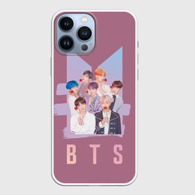 Чехол для iPhone 13 Pro Max с принтом BTS ,  |  | Тематика изображения на принте: bt21 | bts | bwl | hoseok | jhope | jimin | jin | jungkook | namjoon | persona | rm | taehyung | v | бантан | бт21 | бтс | ви | градиент | джей хоуп | джин | намджун | персона | рм | роза | тэхен | фиолетовая | фиолетовый | хосок | чимин | чонгук