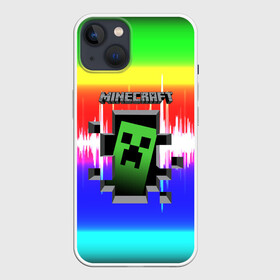 Чехол для iPhone 13 с принтом Minecraft (S) ,  |  | craft | creeper | dungeon | dungeons | earth | game | logo | mine | minecraft | minecraft dungeons | mobile | online | дунгеонс | земля | зомби | игра | крипер | лого | майкрафт | майнкрафт | онлайн | подземелье