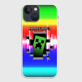 Чехол для iPhone 13 mini с принтом Minecraft (S) ,  |  | craft | creeper | dungeon | dungeons | earth | game | logo | mine | minecraft | minecraft dungeons | mobile | online | дунгеонс | земля | зомби | игра | крипер | лого | майкрафт | майнкрафт | онлайн | подземелье