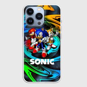 Чехол для iPhone 13 Pro с принтом SONIC TRIO ,  |  | Тематика изображения на принте: hedgehog | metal sonic | silver | silver the hedgehog | sonic | sonic boom | sonic the hedgehog | ёж сонник | игры | соник | фильмы