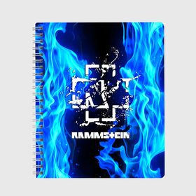 Тетрадь с принтом RAMMSTEIN , 100% бумага | 48 листов, плотность листов — 60 г/м2, плотность картонной обложки — 250 г/м2. Листы скреплены сбоку удобной пружинной спиралью. Уголки страниц и обложки скругленные. Цвет линий — светло-серый
 | amerika | art | germany | logo | rammstein | rock | till lindemann | арт | германия | группа | логотип | музыка | немецкая группа | немцы | песня | раммштайн | рамштайн | рок