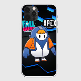 Чехол для iPhone 12 Pro Max с принтом Fall Guys Apex Legends , Силикон |  | apex | apex legends | fall guys | opex | run | steam | ultimate knockout | арех | бег | бегущие | бегущие человечки | королевская битва | легенды | лого | логотип | орех | падающие человечки | падающий парень | человечки