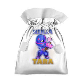 Подарочный 3D мешок с принтом Ниндзя Тара Бравл Старс (BS) , 100% полиэстер | Размер: 29*39 см | brawl stars | brawler | tara | бравл старс | бравлер | тара