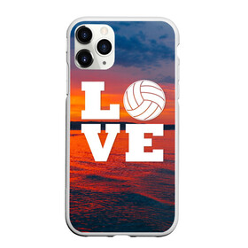 Чехол для iPhone 11 Pro Max матовый с принтом LOVE Volleyball , Силикон |  | beach | i love | live | love | voleybal | volleyball | волебол | волейбол | волейболист | волейболистка | воллейбол | пляжный | я люблю