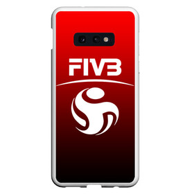 Чехол для Samsung S10E с принтом FIVB ВОЛЕЙБОЛ , Силикон | Область печати: задняя сторона чехла, без боковых панелей | Тематика изображения на принте: fivb | voleybal | volleyball | волебол | волейбол | волейбола | волейболист | волейболистка | воллейбол | международная | федерация | фивб