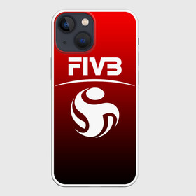 Чехол для iPhone 13 mini с принтом FIVB ВОЛЕЙБОЛ ,  |  | fivb | voleybal | volleyball | волебол | волейбол | волейбола | волейболист | волейболистка | воллейбол | международная | федерация | фивб