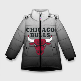 Зимняя куртка для девочек 3D с принтом JORDAN CHICAGO BULLS , ткань верха — 100% полиэстер; подклад — 100% полиэстер, утеплитель — 100% полиэстер. | длина ниже бедра, удлиненная спинка, воротник стойка и отстегивающийся капюшон. Есть боковые карманы с листочкой на кнопках, утяжки по низу изделия и внутренний карман на молнии. 

Предусмотрены светоотражающий принт на спинке, радужный светоотражающий элемент на пуллере молнии и на резинке для утяжки. | basketball | jordan | michael | michael jordan | баскетбол | джордан | майкл | стиль