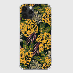 Чехол для iPhone 12 Pro Max с принтом Тропический лес , Силикон |  | 3d | flowers | forest | hawaii | leaf | leafs | palm | palms | summer | travel | tropical | vacation | гаваи | гавайи | гавайка | гавайская | лес | лето | листики | листки | листья | отпуск | пальма | пальмы | путешествия | рисунок | трехмерная 