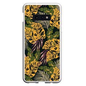 Чехол для Samsung S10E с принтом Тропический лес , Силикон | Область печати: задняя сторона чехла, без боковых панелей | 3d | flowers | forest | hawaii | leaf | leafs | palm | palms | summer | travel | tropical | vacation | гаваи | гавайи | гавайка | гавайская | лес | лето | листики | листки | листья | отпуск | пальма | пальмы | путешествия | рисунок | трехмерная 