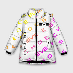 Зимняя куртка для девочек 3D с принтом EVE ECHOES ИВ ЭХО , ткань верха — 100% полиэстер; подклад — 100% полиэстер, утеплитель — 100% полиэстер. | длина ниже бедра, удлиненная спинка, воротник стойка и отстегивающийся капюшон. Есть боковые карманы с листочкой на кнопках, утяжки по низу изделия и внутренний карман на молнии. 

Предусмотрены светоотражающий принт на спинке, радужный светоотражающий элемент на пуллере молнии и на резинке для утяжки. | echo | echoes | eve | game | games | logo | online | space | ев онлайн | ев эхо | еве | ив онлайн | ив эхо | игра | игры | космос | лого | логотип | логотипы | онлайн | символ | символы | эхо | эхос