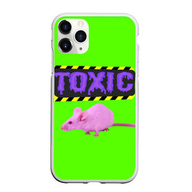 Чехол для iPhone 11 Pro матовый с принтом Toxic , Силикон |  | animals | rat | toxic | животные | крыса | токсик