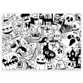 Поздравительная открытка с принтом Halloween , 100% бумага | плотность бумаги 280 г/м2, матовая, на обратной стороне линовка и место для марки
 | Тематика изображения на принте: fanfs | halloween | jaw | mummy | pumpkin | skull | tomb | клыки | могила | мумия | пасть | тыква | хэллоуин | череп