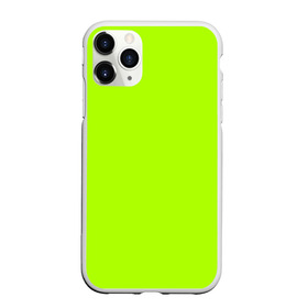 Чехол для iPhone 11 Pro матовый с принтом ACID , Силикон |  | acid | зеленая | кислотная | однотонная | салатовая