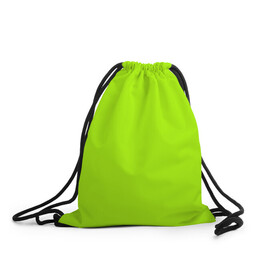 Рюкзак-мешок 3D с принтом ACID , 100% полиэстер | плотность ткани — 200 г/м2, размер — 35 х 45 см; лямки — толстые шнурки, застежка на шнуровке, без карманов и подкладки | acid | зеленая | кислотная | однотонная | салатовая