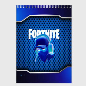 Скетчбук с принтом FORTNITE NINJA , 100% бумага
 | 48 листов, плотность листов — 100 г/м2, плотность картонной обложки — 250 г/м2. Листы скреплены сверху удобной пружинной спиралью | 2019 | battle royale | chapter 2 | epic games | fortnite | game | season x | zombie | зомби | фортнайт