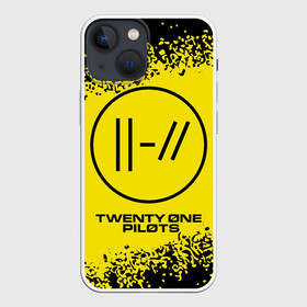 Чехол для iPhone 13 mini с принтом TWENTY ONE PILOTS   21 PILOTS ,  |  | Тематика изображения на принте: logo | music | one | pilots | rock | symbol | top | twenty | twentyonepilots | ван | группа | лого | логотип | логотипы | музыка | пилотс | рок | символ | символы | твенти | топ