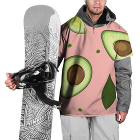 Накидка на куртку 3D с принтом Авокадо , 100% полиэстер |  | Тематика изображения на принте: 