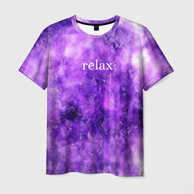 Мужская футболка 3D с принтом relax , 100% полиэфир | прямой крой, круглый вырез горловины, длина до линии бедер | relax | отдых | расслабиться