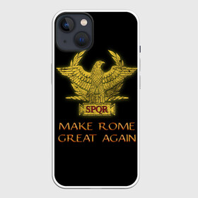 Чехол для iPhone 13 с принтом Great Rome ,  |  | ancient rome | invicta | roman empire | rome | spqor | древний рим | рим | римская империя