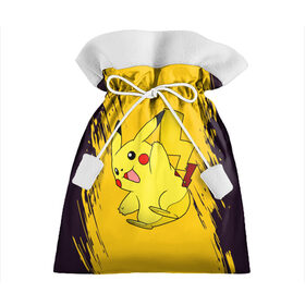 Подарочный 3D мешок с принтом Happy Pikachu , 100% полиэстер | Размер: 29*39 см | anime | baby | cartoon | cute | kawaii | pika pika | pokemon | аниме | анимешные | глаза | детям | зайчик | зверек | кавайный | кот | котенок | кролик | малыш | милый | мордочка | мультяшный | няшный | пика пика | пикачу | покемон