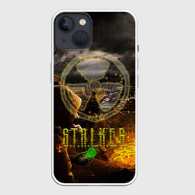 Чехол для iPhone 13 с принтом Stalker 2 ,  |  | call of pripyat | chernobyl | clear sky | game | gamer | pripyat | s.t.a.l.k.e.r. | shadow of chernobyl | stalker | stalker 2 | зона отчуждения | припять | радиация | с.т.а.л.к.е.р. | сталкер | сталкер 2 | сталкер лого | ча