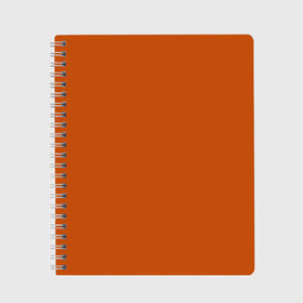 Тетрадь с принтом Радуга v6 - оранжевый , 100% бумага | 48 листов, плотность листов — 60 г/м2, плотность картонной обложки — 250 г/м2. Листы скреплены сбоку удобной пружинной спиралью. Уголки страниц и обложки скругленные. Цвет линий — светло-серый
 | Тематика изображения на принте: без дизайна | без картинки | одноцветные | оранжевый