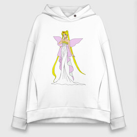 Женское худи Oversize хлопок с принтом Sailor Moon Серенити , френч-терри — 70% хлопок, 30% полиэстер. Мягкий теплый начес внутри —100% хлопок | боковые карманы, эластичные манжеты и нижняя кромка, капюшон на магнитной кнопке | bunny | luna | princess | serenity | stars | usagi | wings | ангел | волосы | девушка | детям | звездная | звезды | королева | корона | крылья | луна | любовь | малышка | марс | радуга | сейлор мун | токио | усаги цукино | школьные 