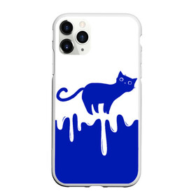 Чехол для iPhone 11 Pro Max матовый с принтом Milk Cat , Силикон |  | cat | cats | japan | kitty | milk | кавай | кот | котейка | котенок | котик | кошка | кошки | милград | молоко | ня | япония