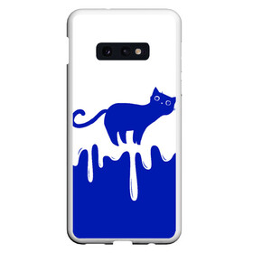 Чехол для Samsung S10E с принтом Milk Cat , Силикон | Область печати: задняя сторона чехла, без боковых панелей | cat | cats | japan | kitty | milk | кавай | кот | котейка | котенок | котик | кошка | кошки | милград | молоко | ня | япония