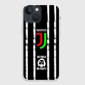 Чехол для iPhone 13 mini с принтом ювентус ,  |  | no pirlo no party juventus | фк | фк ювентус | ювентус футболка